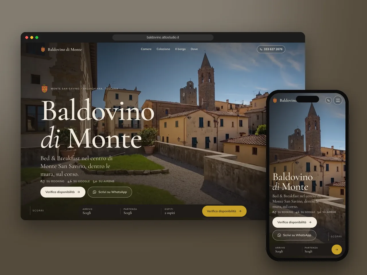 Baldovino di Monte · B&B · Monte San Savino