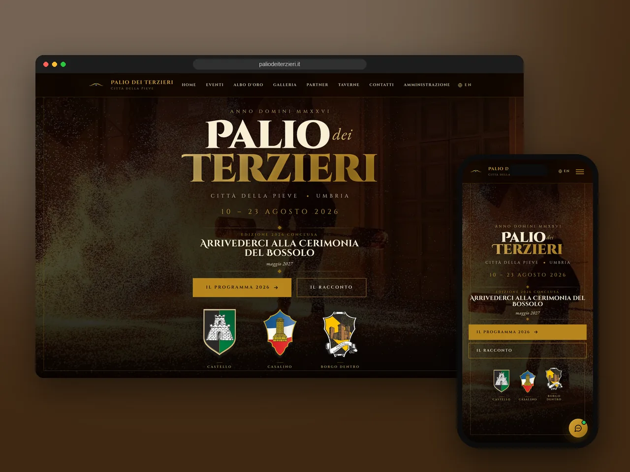 Palio dei Terzieri · Evento storico · turismo