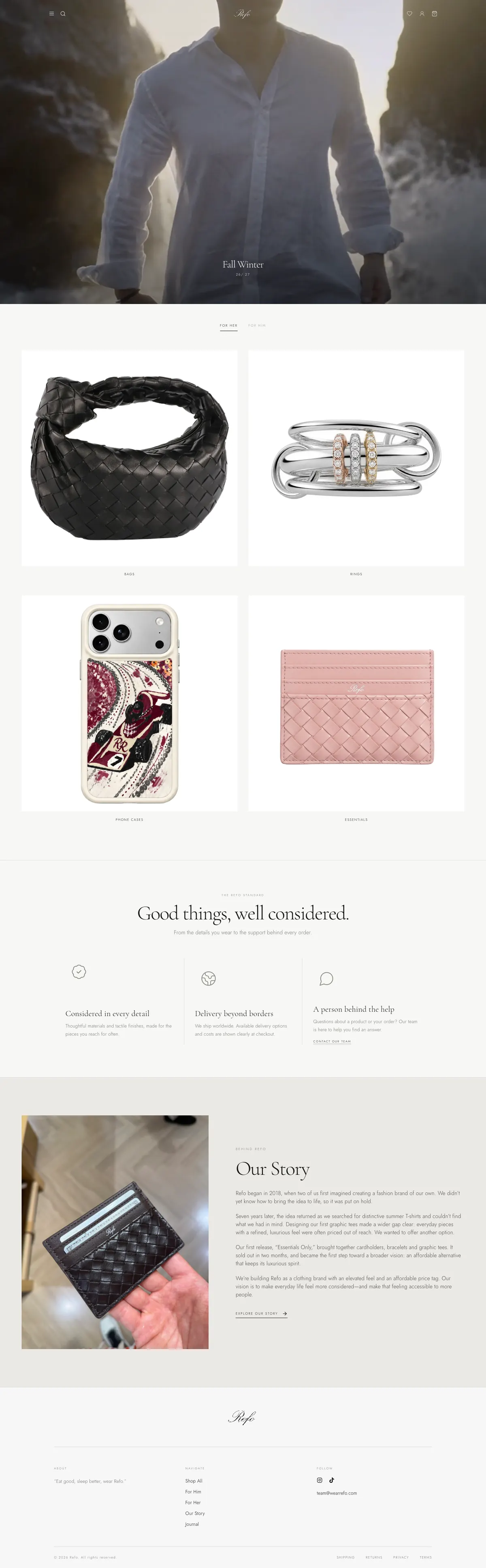 Refo — Site preview