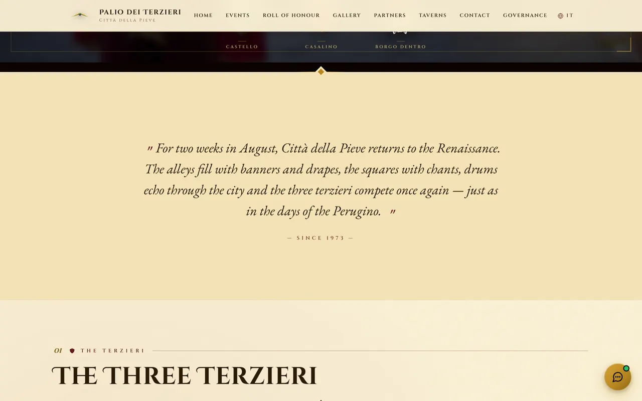 Palio dei Terzieri — schermata 1