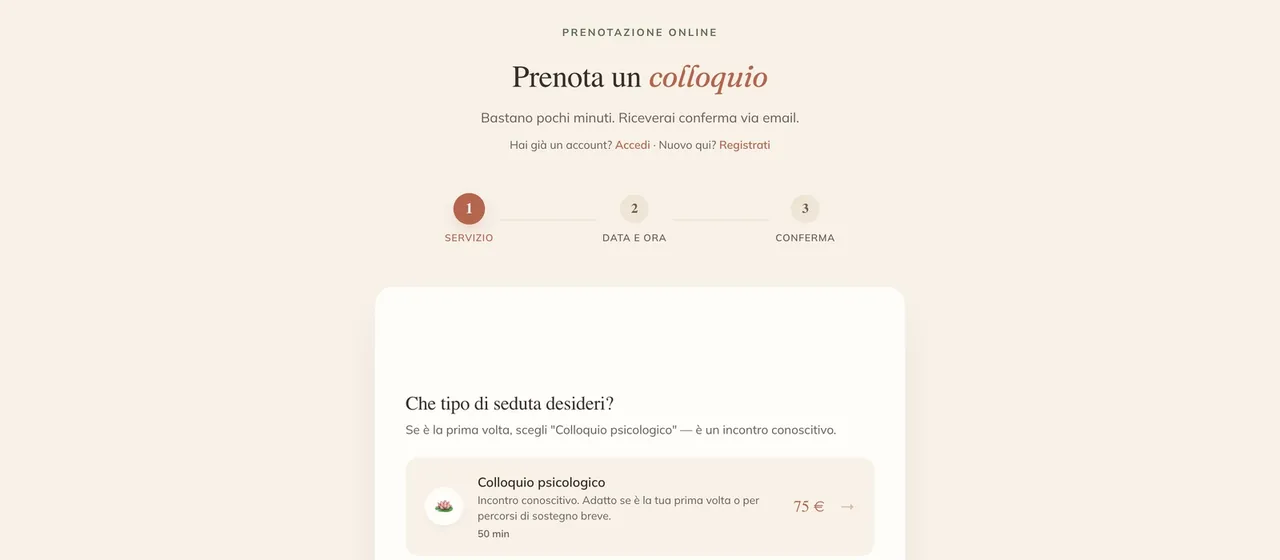 Studio di psicologia clinica — schermata 1